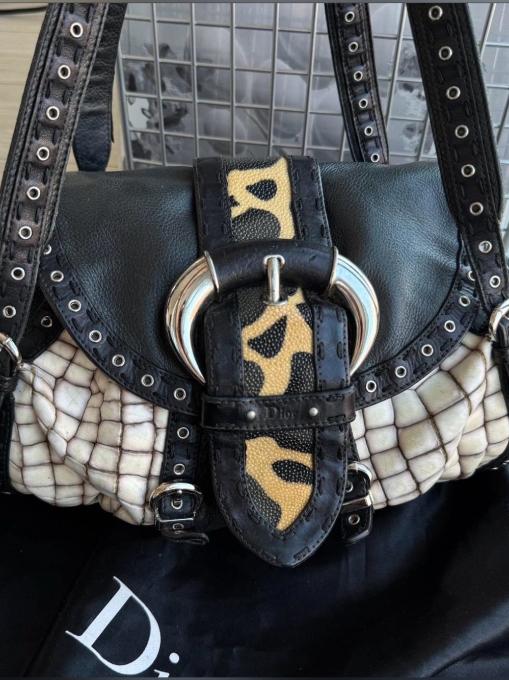 Christian Dior Savane Chic Flap Bag
